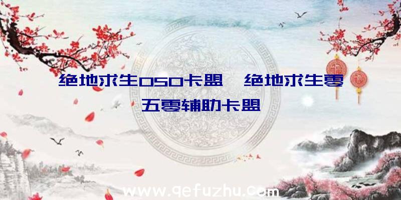 绝地求生050卡盟、绝地求生零五零辅助卡盟