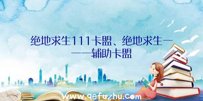 绝地求生111卡盟、绝地求生一一一辅助卡盟