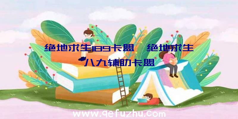 绝地求生189卡盟、绝地求生一八九辅助卡盟