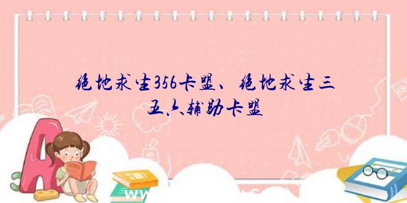 绝地求生356卡盟、绝地求生三五六辅助卡盟