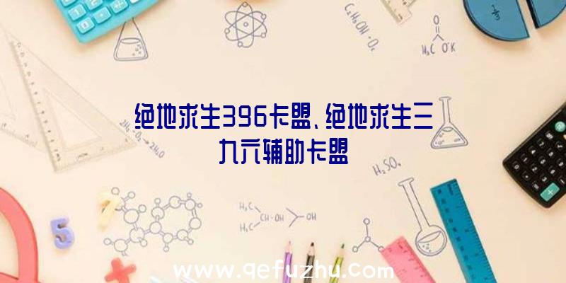 绝地求生396卡盟、绝地求生三九六辅助卡盟