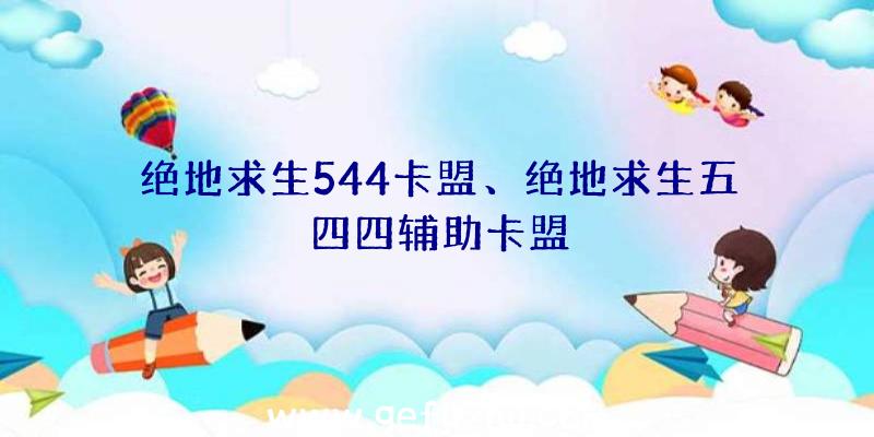 绝地求生544卡盟、绝地求生五四四辅助卡盟