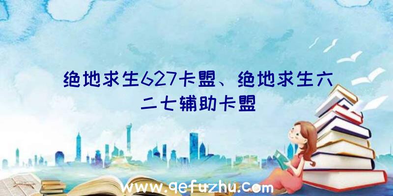 绝地求生627卡盟、绝地求生六二七辅助卡盟