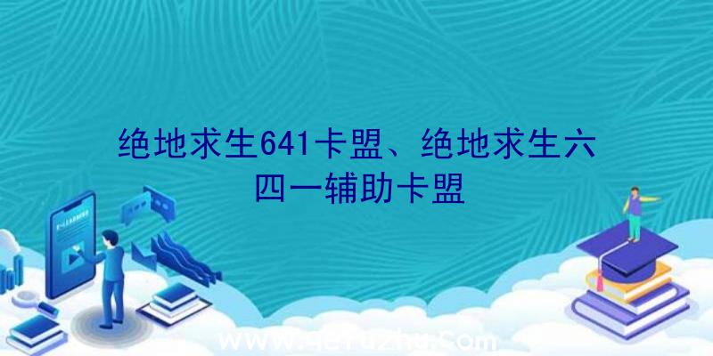 绝地求生641卡盟、绝地求生六四一辅助卡盟