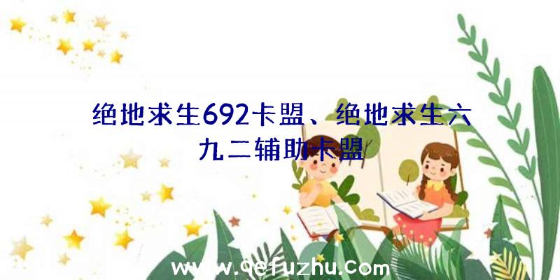 绝地求生692卡盟、绝地求生六九二辅助卡盟