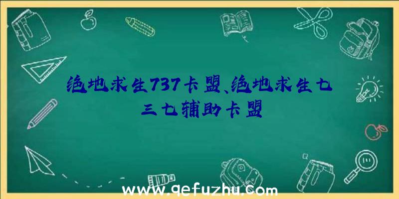 绝地求生737卡盟、绝地求生七三七辅助卡盟