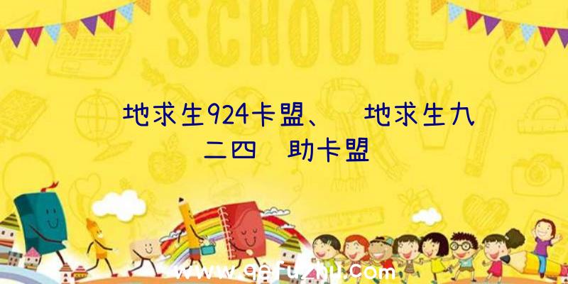 绝地求生924卡盟、绝地求生九二四辅助卡盟