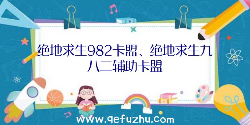 绝地求生982卡盟、绝地求生九八二辅助卡盟