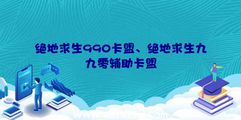 绝地求生990卡盟、绝地求生九九零辅助卡盟